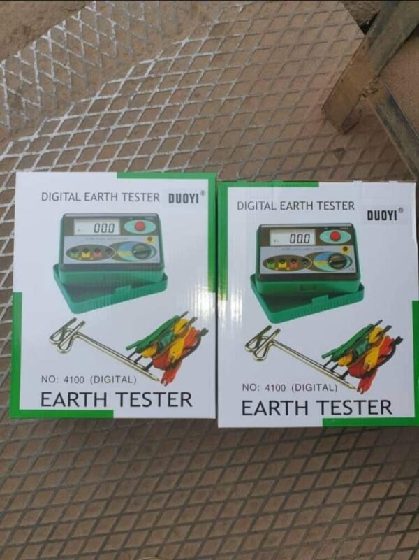 Digital Earth Resistance Tester